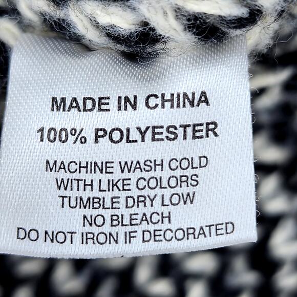 Desert Dreamer Oversized Button Front Checkerboard Cardigan Sweater Size Small - Picture 4 of 5